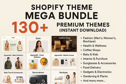 Shopify Theme Mega Bundle – 130+ Premium Themes