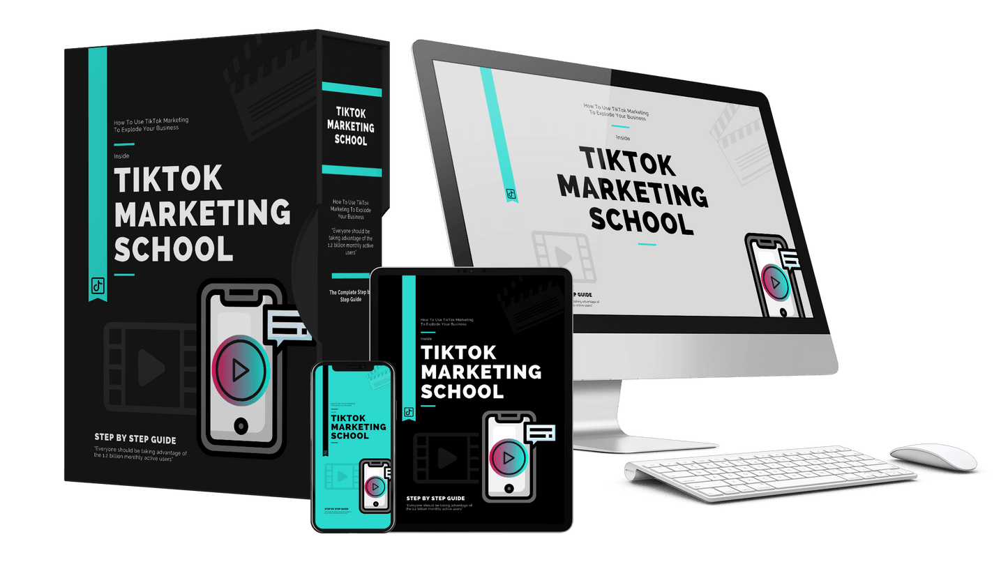 TikTok Marketing School Bundle (Audio + Video + eBook)